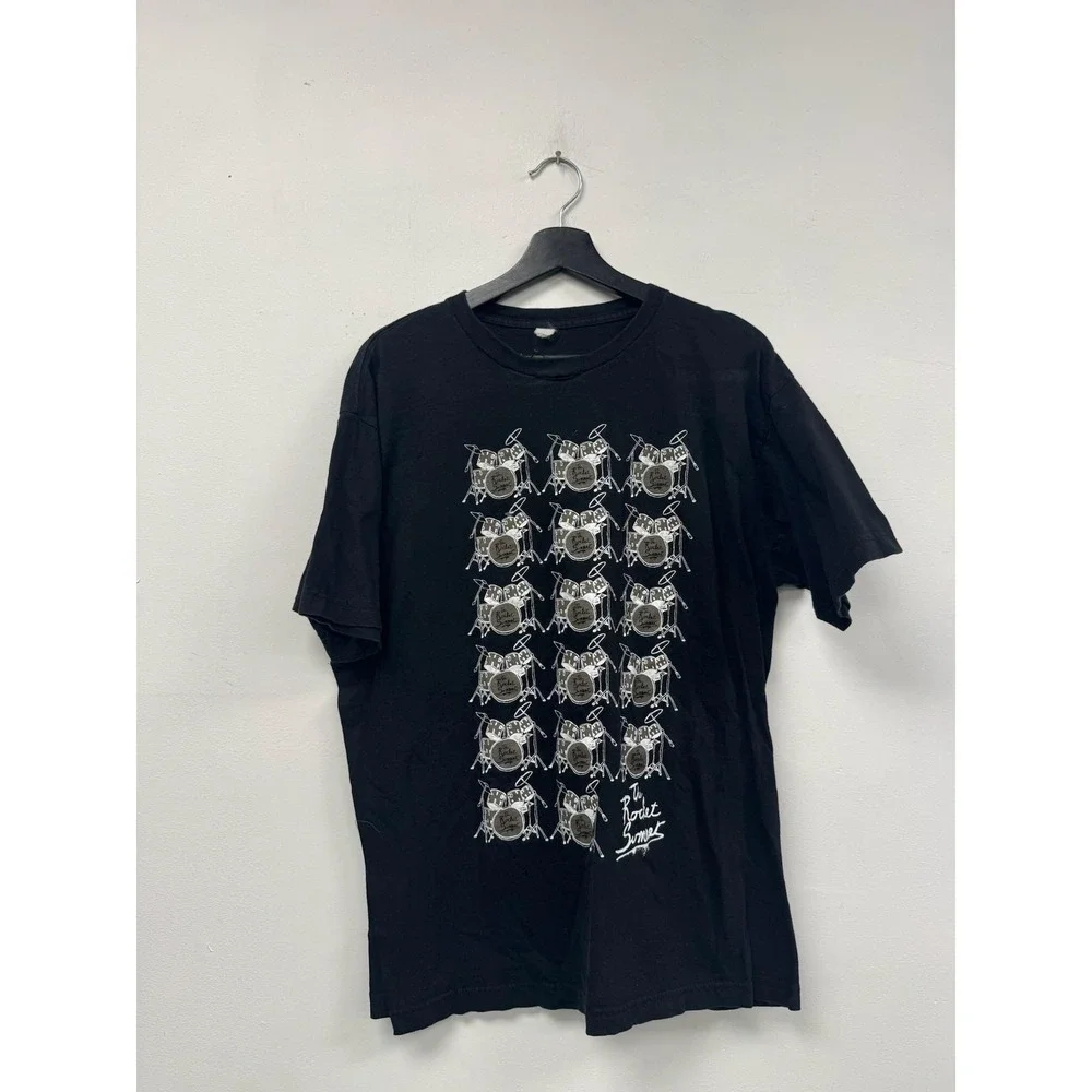 The Rocket Summer Shirt Mens Large‎ Black Graphic Band Music Tee Rock Concert